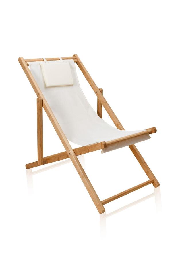 Bambu Katlanır Şezlong Sandalye CMB0009 - 1