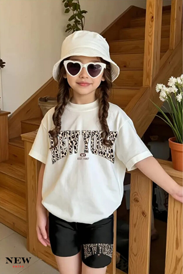 New York Printed Unisex Children's T-Shirt