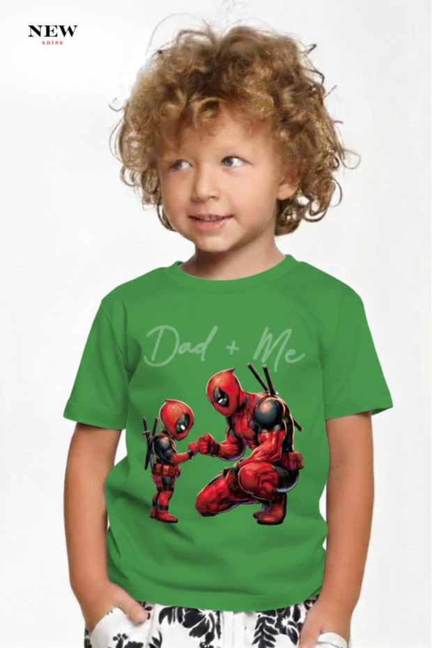 Dad Me Printed Unisex Children's T-Shirt