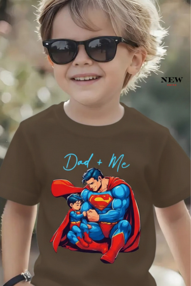 Dad Me Printed Unisex Children's T-Shirt