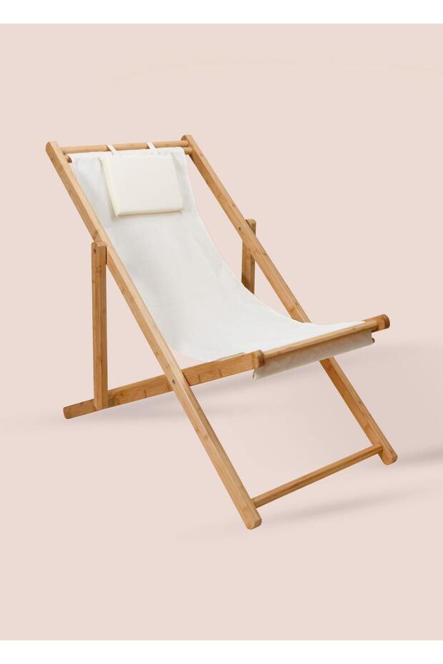 Bambu Katlanır Şezlong Sandalye CMB0009 - 3