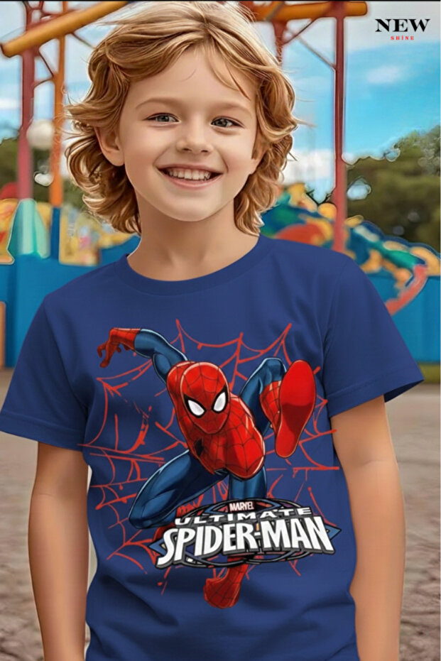 Spider-Man Printed Unisex Children's T-Shirt