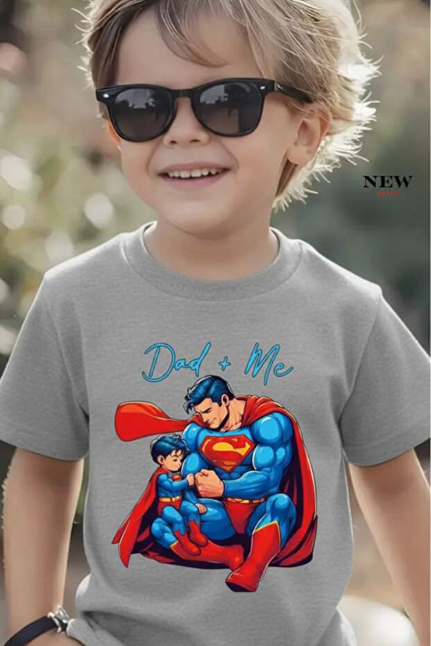 Dad Me Printed Unisex Children's T-Shirt