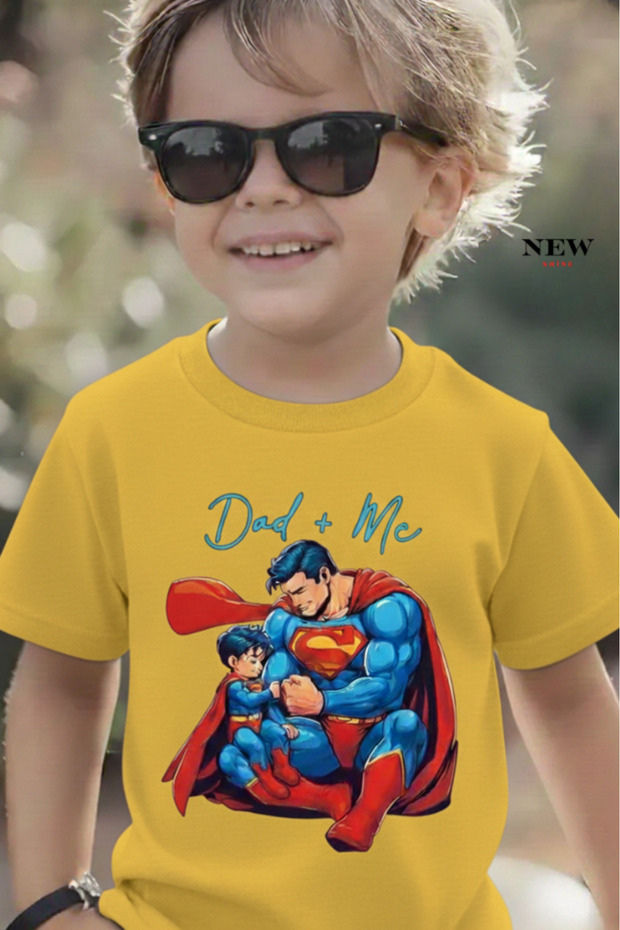 Dad Me Printed Unisex Children's T-Shirt