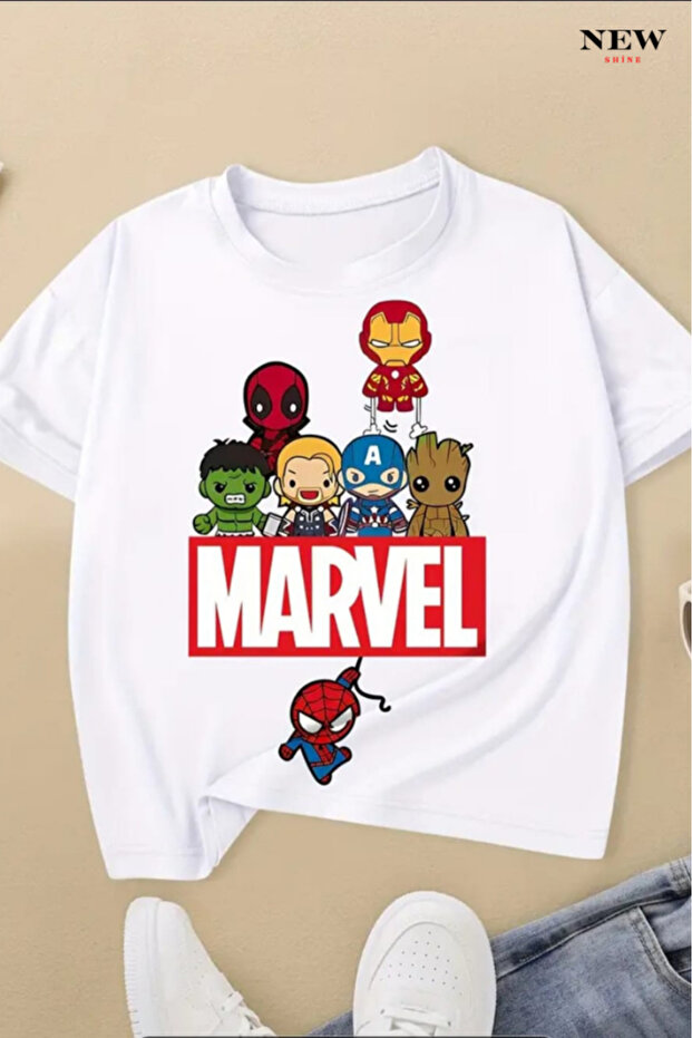 Marvel Printed Unisex Children's T-Shirt