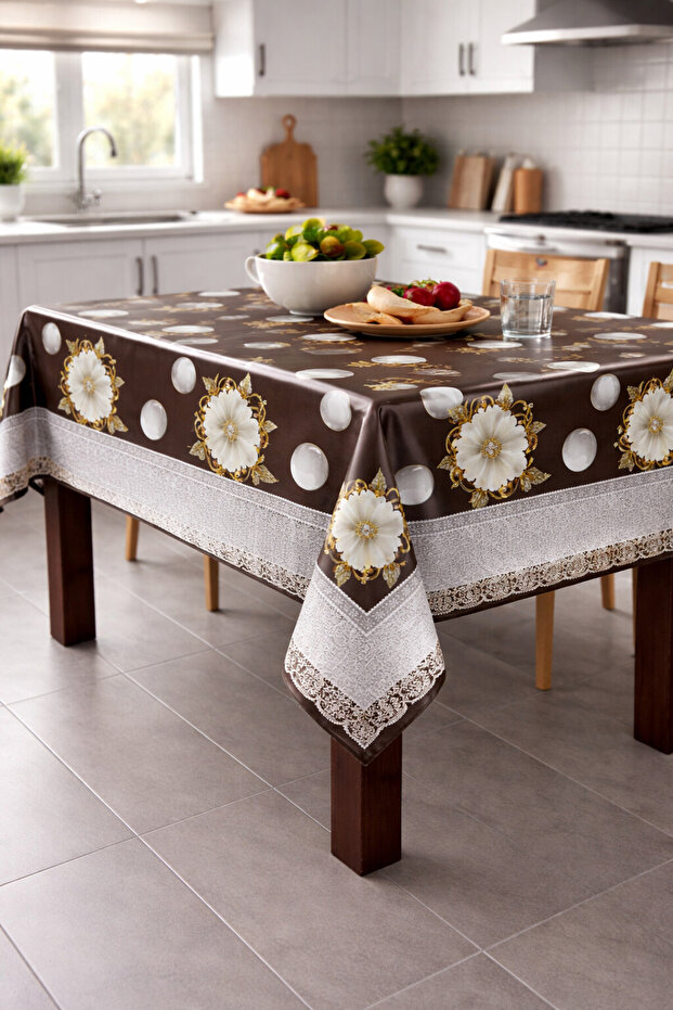 Oilcloth Tablecloth – Waterproof, Stain-Resistant, Easy to Clean Pvc