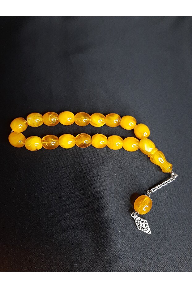 Amber Powder Mix Yellow Quality Shakshak Prayer Beads