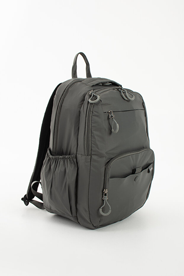 Unisex Multi-Compartment Water-Resistant Parachute Fabric School and Daily Backpack with Laptop Compartment