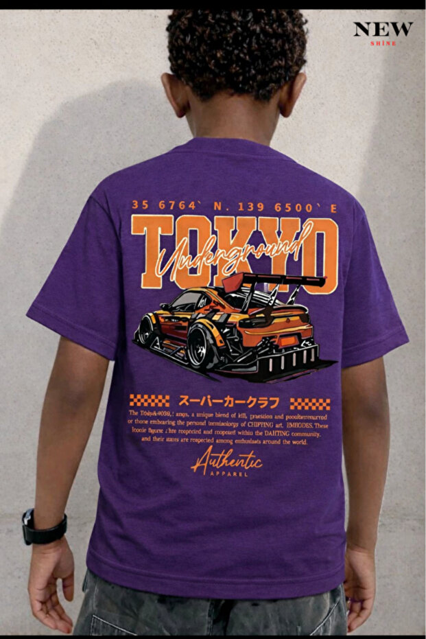 Tokyo Printed Unisex Children's T-Shirt