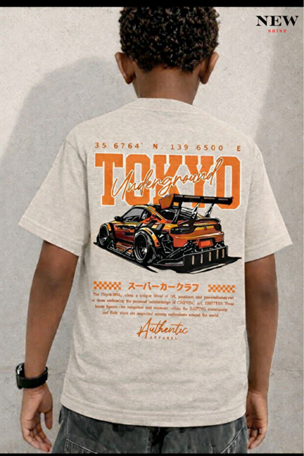 Tokyo Printed Unisex Children's T-Shirt