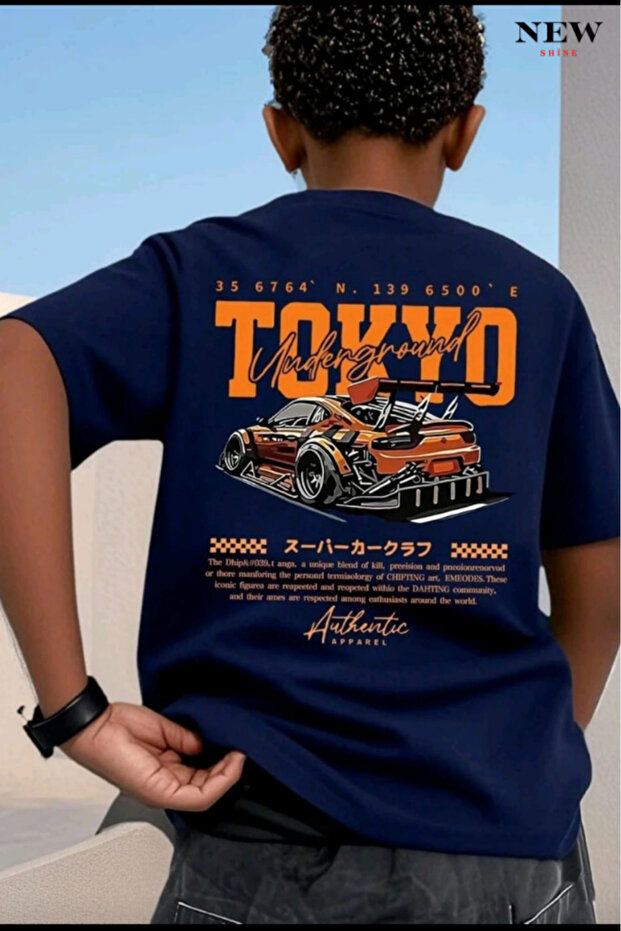 Tokyo Printed Unisex Children's T-Shirt