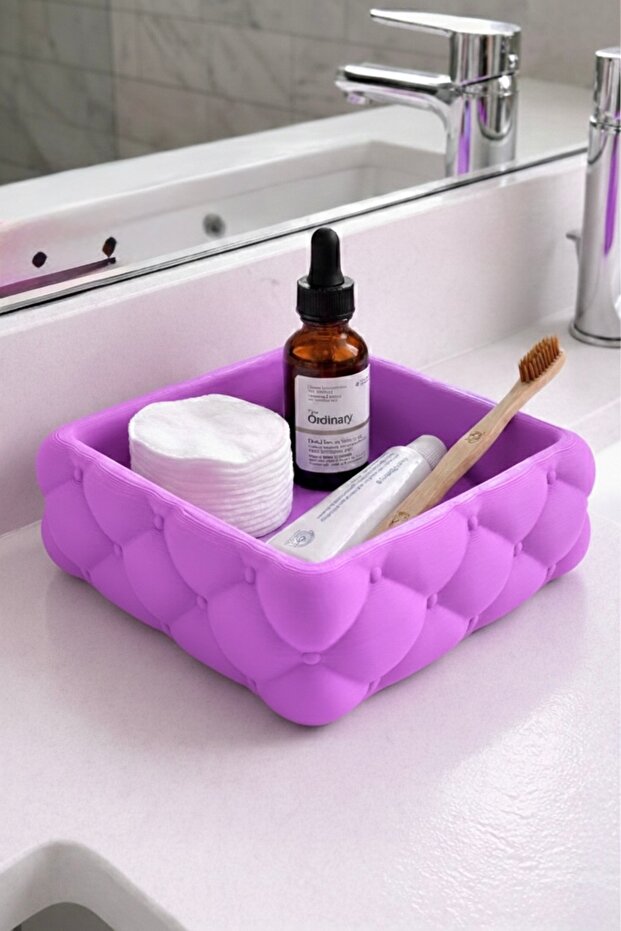 Modern Vanity Tray – Bathroom & Makeup & Jewelry Organizer