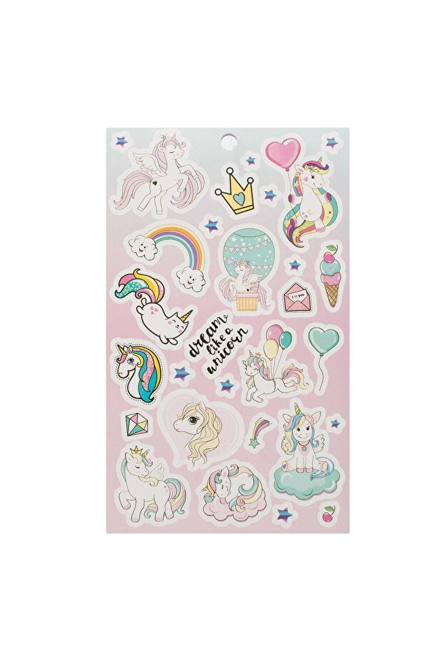 Unicorn Sticker Set - 6 Sheets - 2