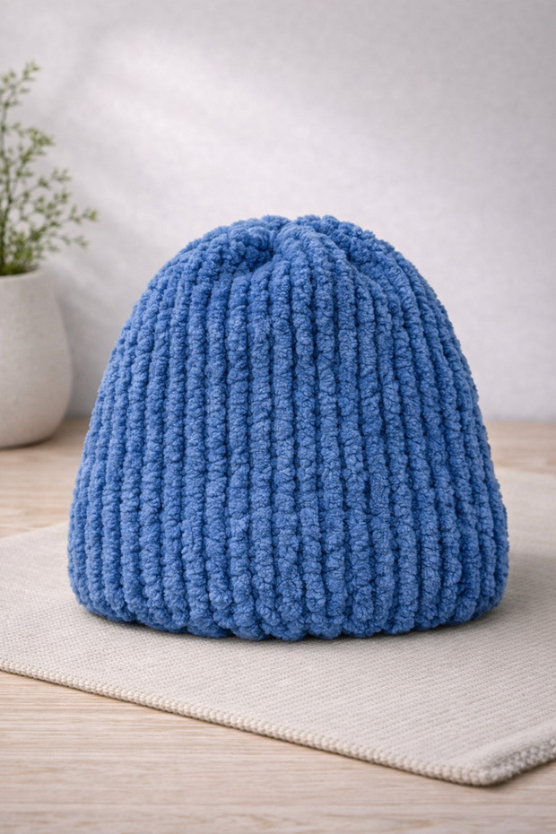 El Örmesi Yumuşak Bere Şapka - 3