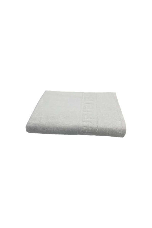 Bath Towel 70 x 140 Cm 600 Gsm White G Dobby 100% Cotton Set of 01 Pcs