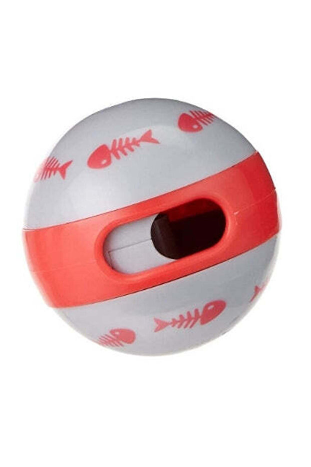 Cat Activity Snack Ball Cat Toy - LIGHT GREY/6CM