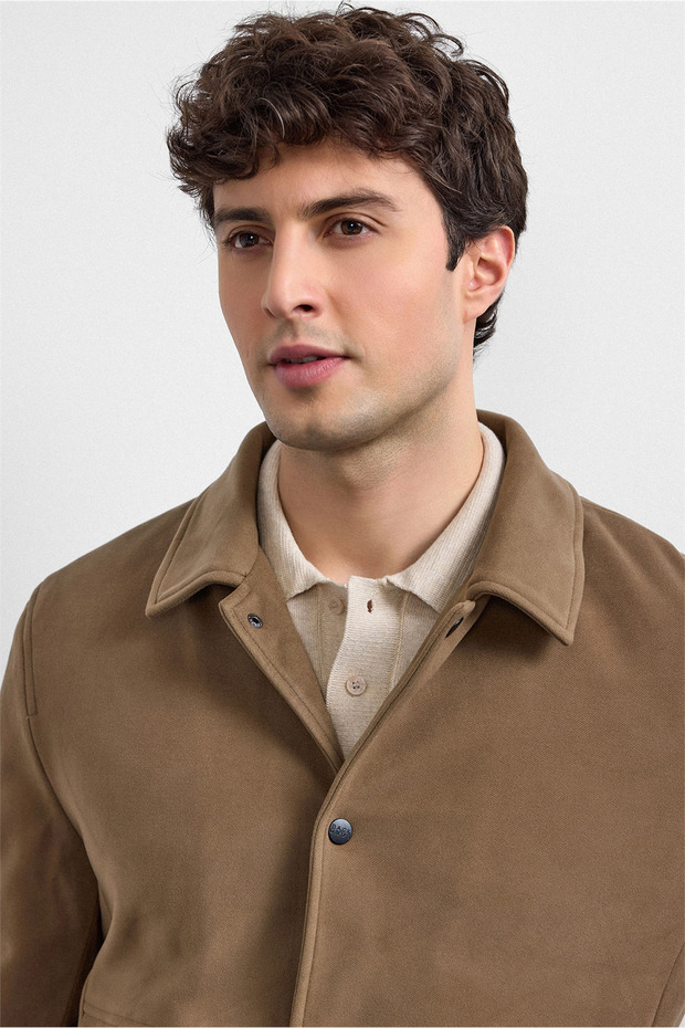 Vizon Regular Fit Süet Mont - 8