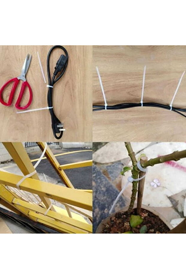 Strong cable ties mix 2 x 100 pcs solid - 6