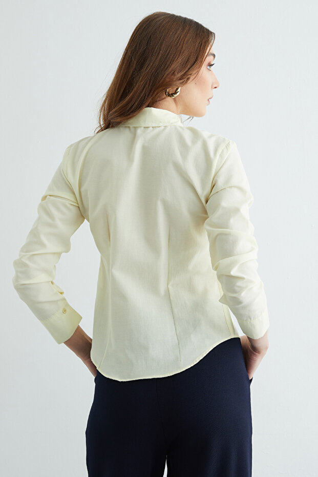 Basic Pensli Slim Fit Gömlek - 8