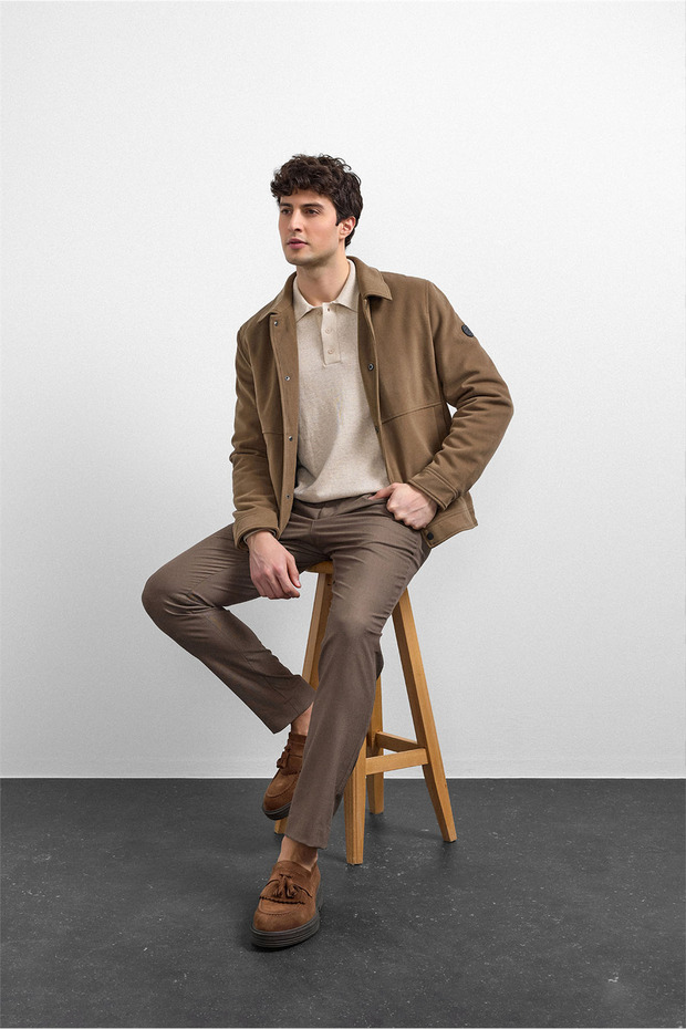 Vizon Regular Fit Süet Mont - 1