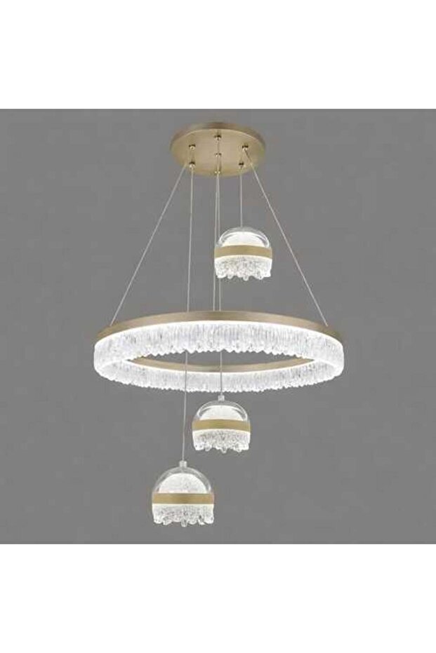 Modern Hanging LED Chandelier - 50 cm