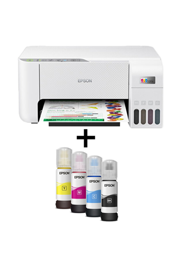 طابعه EcoTank L3256 + مع طقم حبر 103