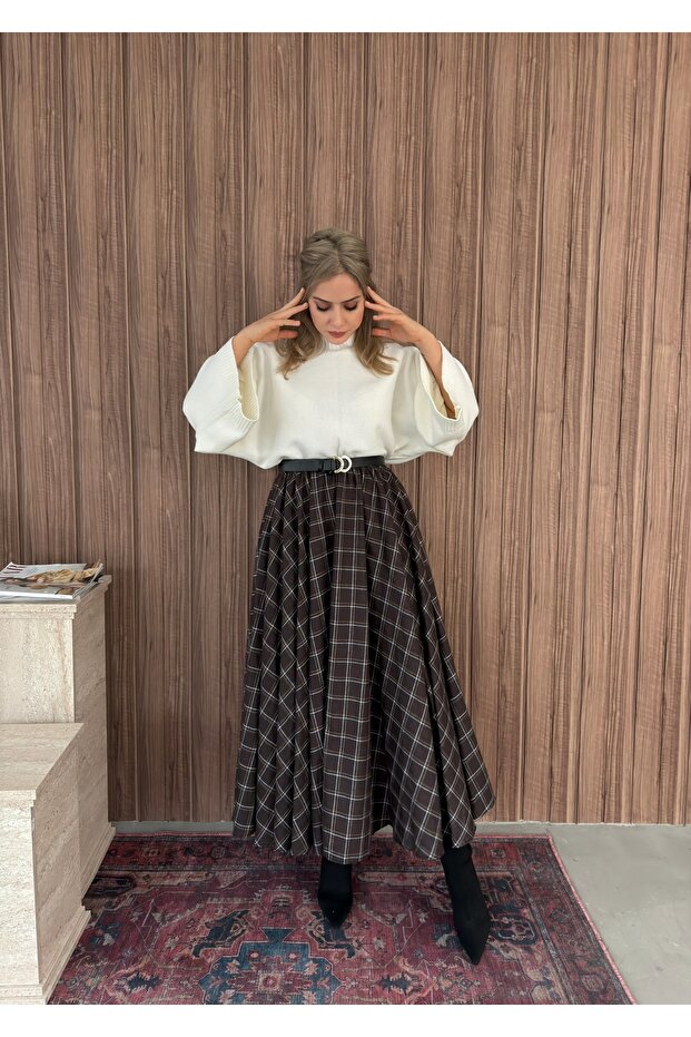 EKOSE LASTİKLİ KIŞLIK ETEK - 1