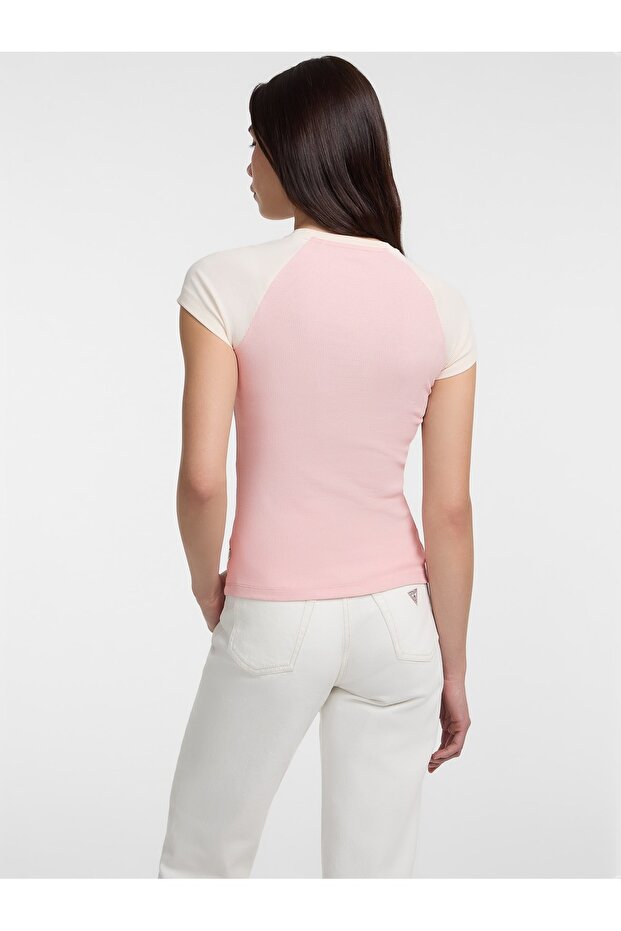 Jeans Ss Raglan Kadın Top - 8