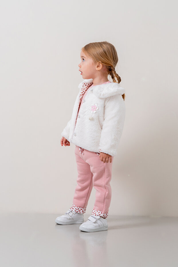 Baby Girl Jacket 3 Piece Set
