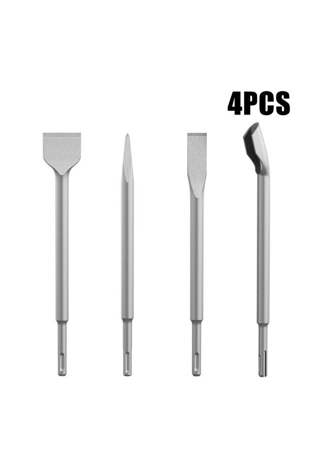 7PCS 7Pcs Chisel Set SDS Plus Rotary Hammer Drill Bit Point Flat Scaling Chisel Masonry Tools for Re