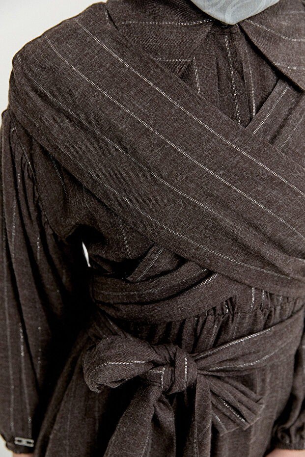 Lyocell Maksi Elbise - 6