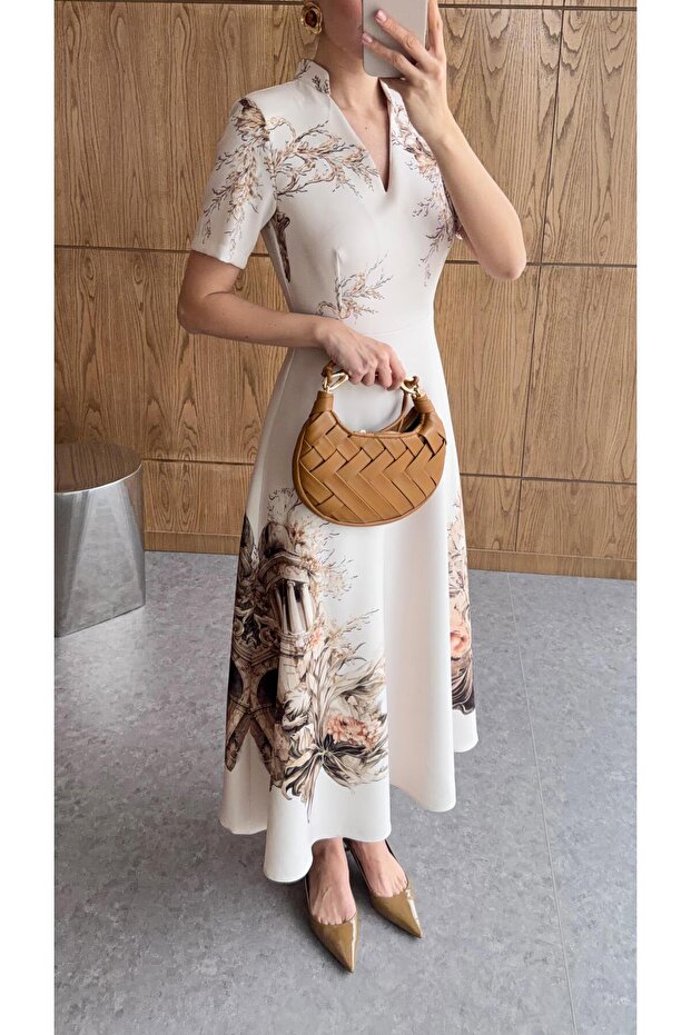 فستان بنمط اللوحة - 5