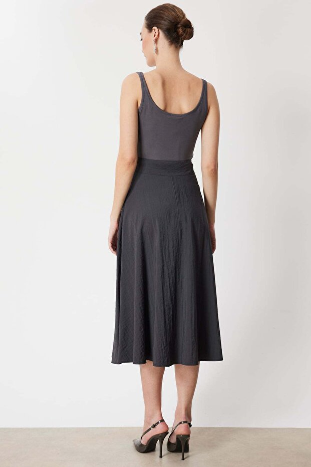 Volanlı Maxi Etek - 6