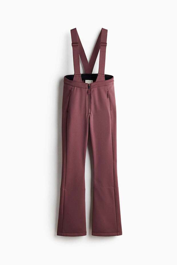 Water-repellent ski trousers