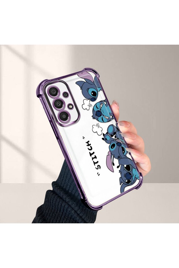 Samsung Galaxy A33 Compatible Cartoon Stitch Pattern Drop-Resistant Phone Case