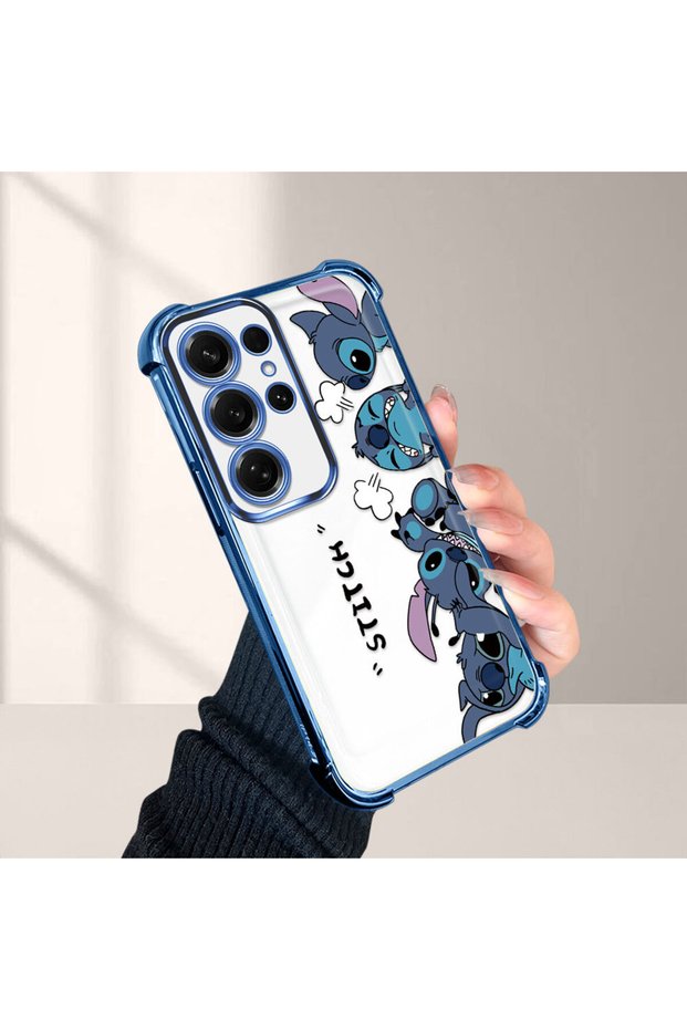 Cartoon Stitch Pattern Drop-Resistant Phone Case Compatible with Samsung Galaxy S25 Ultra