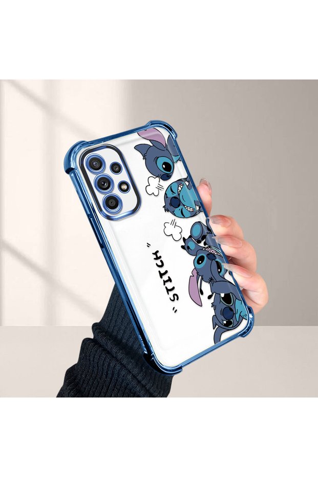 Samsung Galaxy A52 Compatible Cartoon Stitch Pattern Drop-Resistant Phone Case