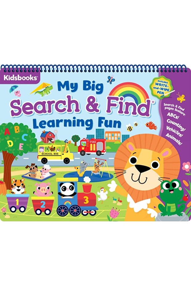 My Big Search & Find Learning Fun Spiral Pad (Floor Pad)