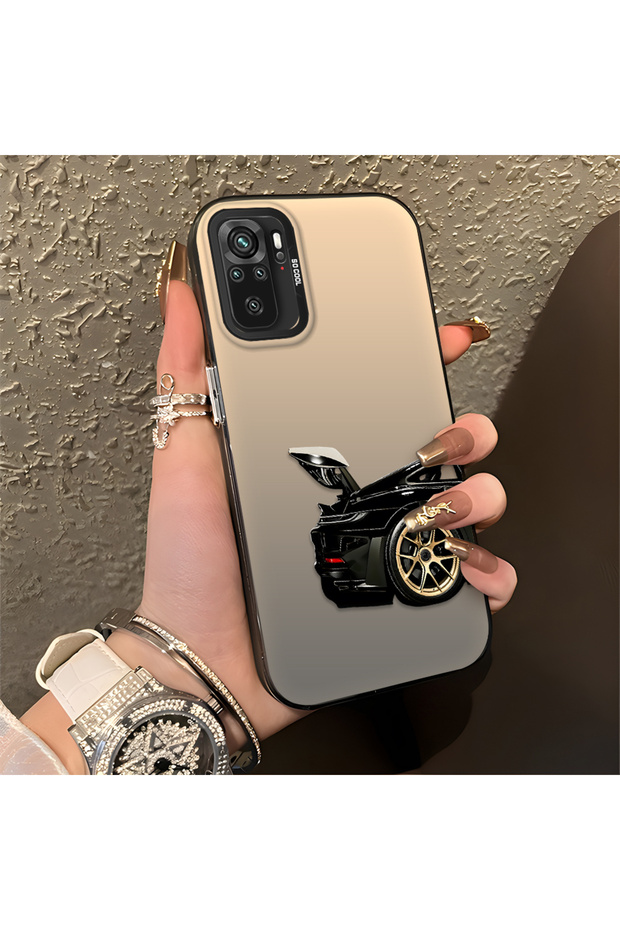 Sporting Car Pattern Anti Fall Slim Hard Case Compatible with Redmi Note 10S