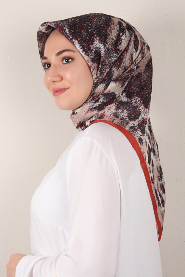 Nirvana Soft Eşarp 3344-10 Kiremit - 2