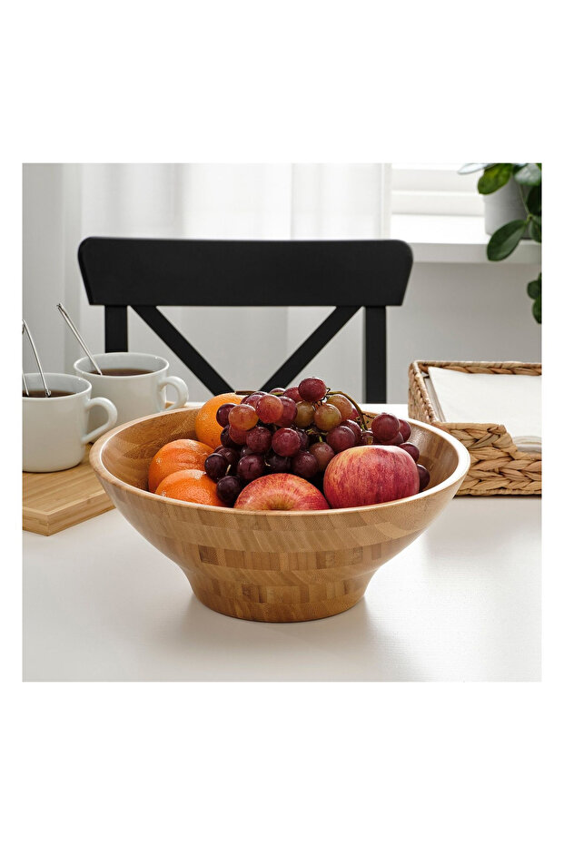 Grönsaker Bambu Servis Kasesi Bambu 28 Cm - 3