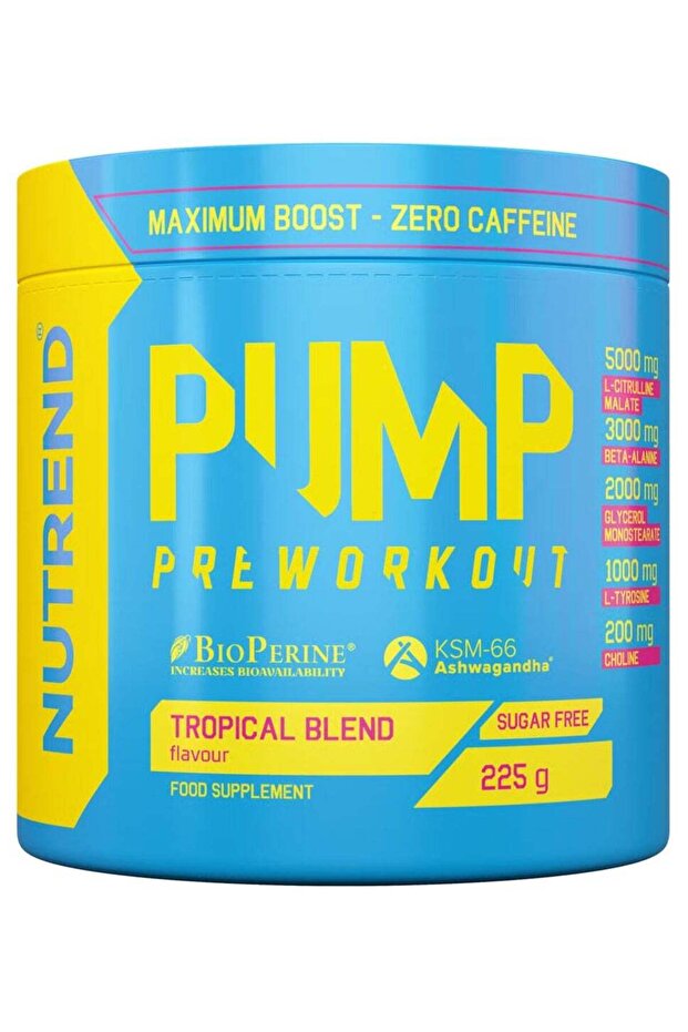 Pump Pre-Workout 225g Tropical Blend Flavor