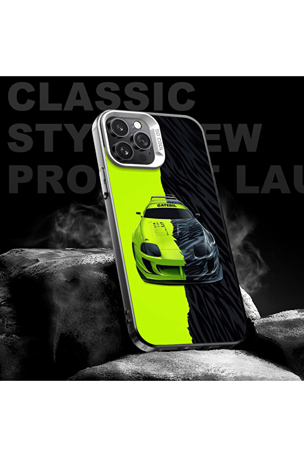 حافظة صلبة رفيعة مضادة للسقوط بنمط لامبو متوافقة مع هاتف Redmi Note 13 - 4