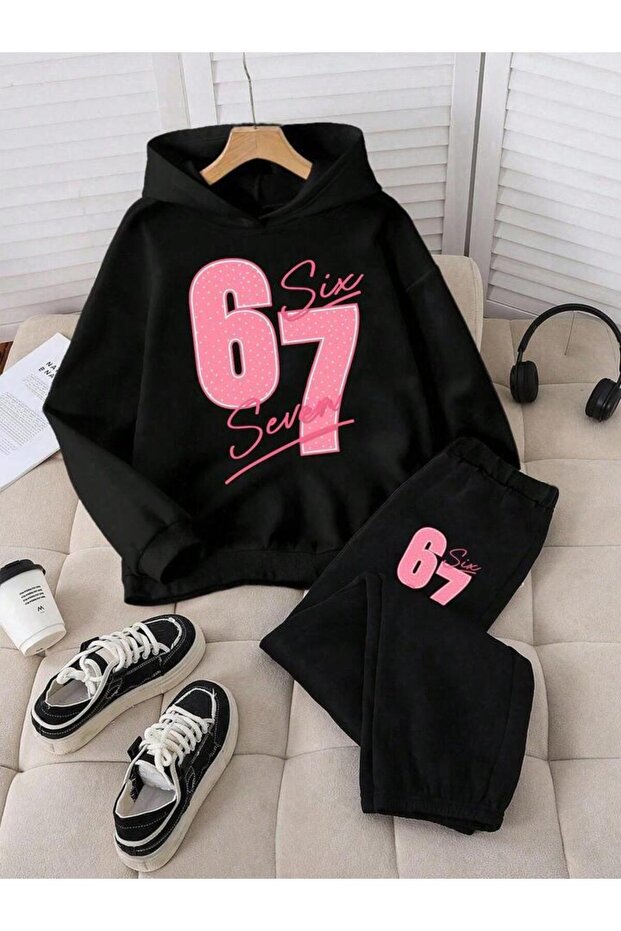 طقم علوي وسفلي ملون للبنات 67 مطبوع