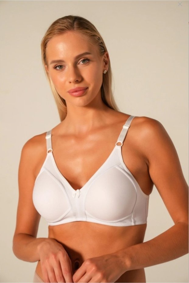Sponge Wire-Free Gathering Bra