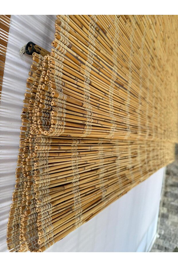 Gerçek Bambu Katlamalı Stor Perde – Doğal Bambu - 4
