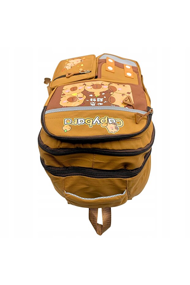 Kapybara School Backpack Multi-compartment Large School Bag - 8