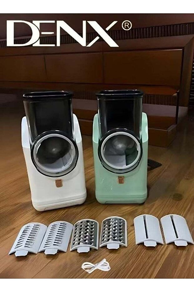 قطاعة الخضار الكهربائية ومبشرة الجبن DX2042