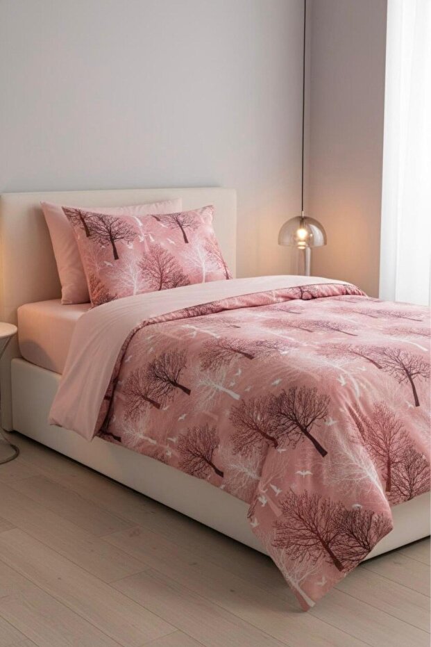 Single Bedding Set with Fitted Sheet