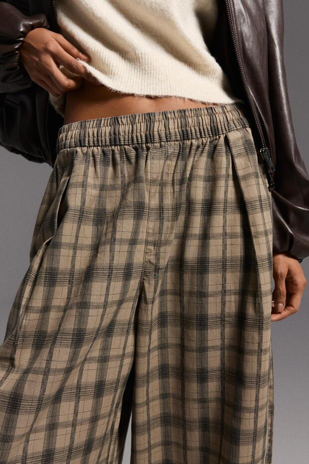 Balon baskılı pantolon - 3